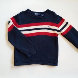 Polo Crewneck Knit Sweater